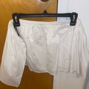 Forever 21 white crop top